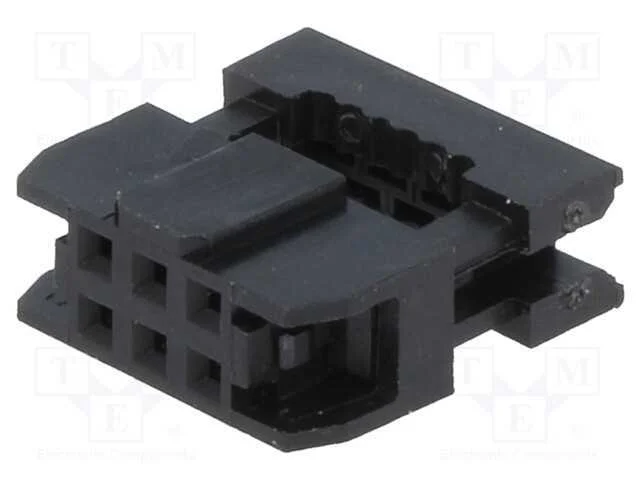 Ficha, Idc, F&ecirc;mea, Pin: 6, Sem Press&atilde;o de Cabo, Idc, para Fita, 1mm