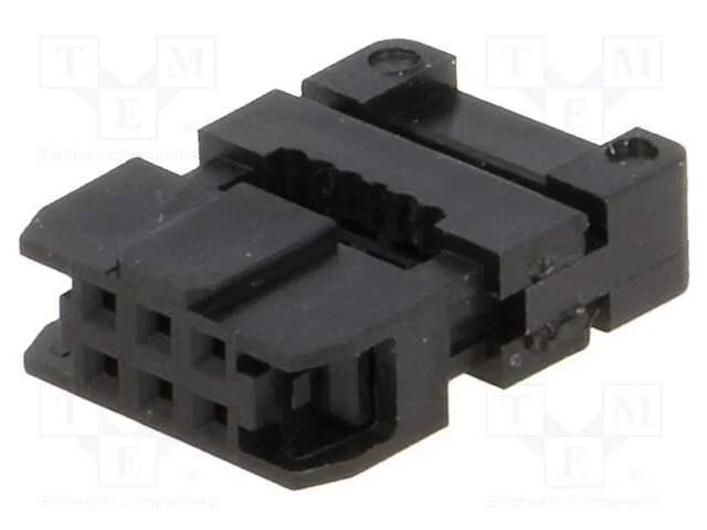 Ficha, Idc, F&ecirc;mea, Pin: 6, com Aperto de Cabo, Idc, para Fita, 1mm
