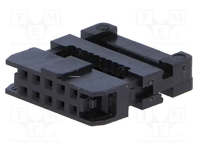 Ficha, Idc, F&ecirc;mea, Pin: 10, com Aperto de Cabo, Idc, para Fita, 1mm