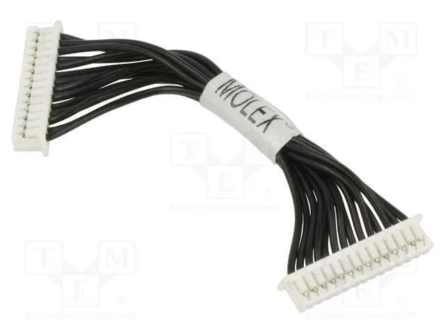 Ficha, Fio-Placa, F&ecirc;mea X2, Picoblade, Pin: 14, com Cabos, Fios