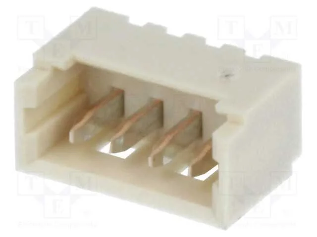 Tomada, Fio-Placa, Macho, Picoblade, 1,25mm, Pin: 4, Tht, 1a, 125v