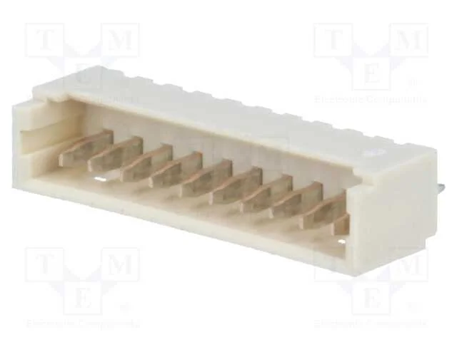Tomada, Fio-Placa, Macho, Picoblade, 1,25mm, Pin: 10, Tht, 1a, 125v