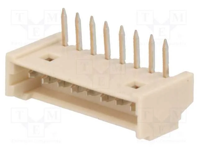 Tomada, Fio-Placa, Macho, Picoblade, 1,25mm, Pin: 8, Tht, 1a, 125v