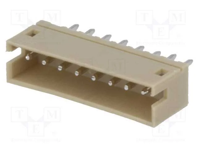 Tomada, fio-placa, macho, 1,5mm, PIN: 8, THT, 100.