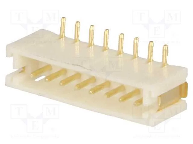 Tomada, fio-placa, macho, 1,5mm, PIN: 8, SMT, 100.