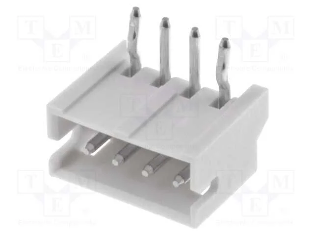 Tomada, Fio-Placa, Macho, Zh, 1,5mm, Pin: 4, Tht, 50v, 1a, -25&divide;85c