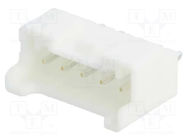 Tomada, Fio-Placa, Macho, Pa, 2mm, Pin: 5, Tht, 3a, Bloqueio: Trinco