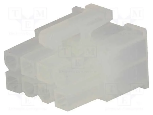 Ficha, Fio-Fio/Placa, F&ecirc;mea, Mini-Fit Jr, 4,2mm, Pin: 8, com Cabo