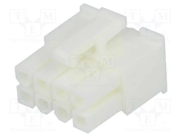 Ficha, Fio-Fio/Placa, F&ecirc;mea, Mini-Fit Jr, 4,2mm, Pin: 8, com Cabo
