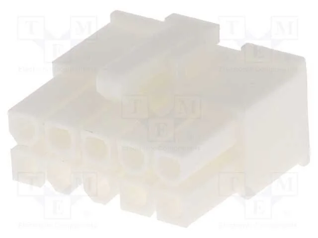 Ficha, fio-fio/placa, f&ecirc;mea, Mini-Fit Jr, 4,2mm, .