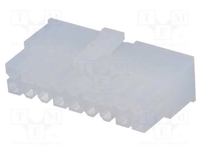 Ficha, Fio-Fio/Placa, F&ecirc;mea, Mini-Fit Jr, 4,2mm, Pin: 18, com Cabo
