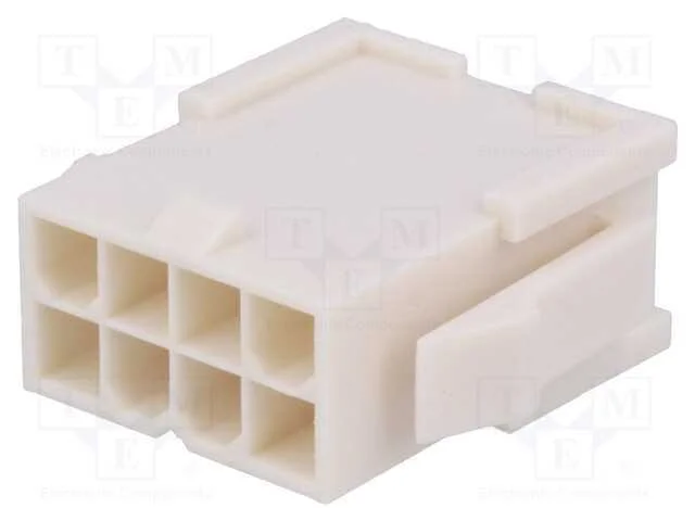 Ficha, fio-fio, macho, Mini-Fit Jr, 4,2mm, PIN: 8.