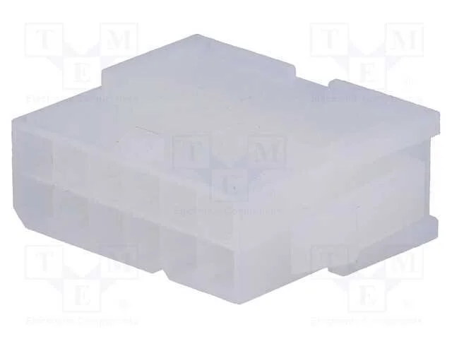 Ficha, Fio-Fio, Macho, Mini-Fit Jr, 4,2mm, Pin: 12, Sem Contactos