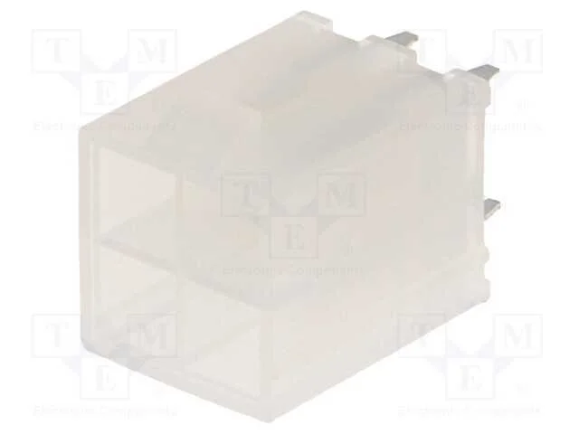 Tomada, Fio-Placa, Macho, Mini-Fit Jr, 4,2mm, Pin: 4, Tht, 9a