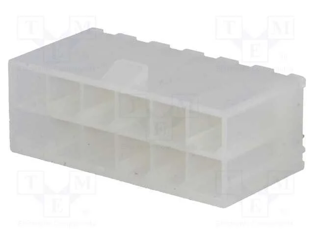 Tomada, fio-placa, macho, Mini-Fit Jr, 4,2mm, PIN.