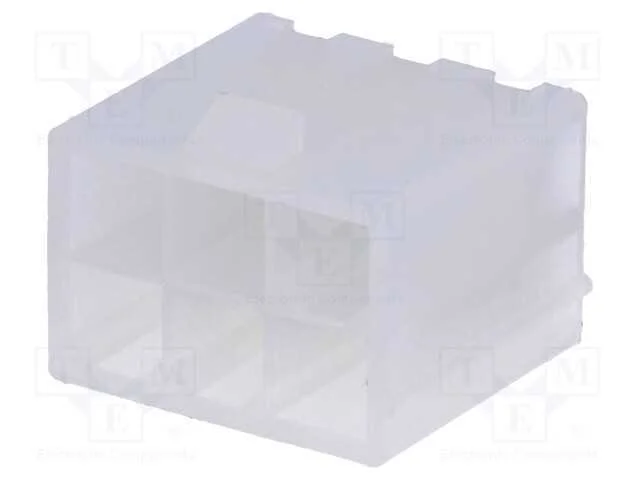 Tomada, Fio-Placa, Macho, N42g, 4,2mm, Pin: 6, Tht, 600v, 9a, Simples