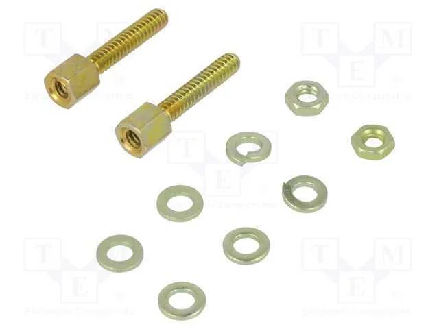 Conjunto de pernos para D-Sub, UNC 4-40, Com.rosc.