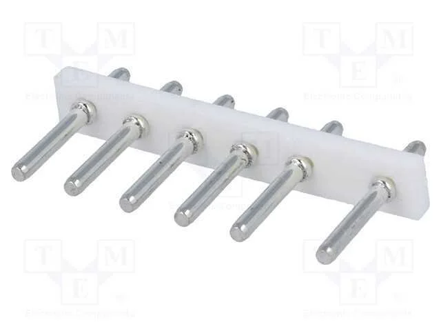 Tomada, Fio-Placa, 5/7,5mm, Pin: 6, Tht, 250v, 5a, Estanhado, A: 33mm