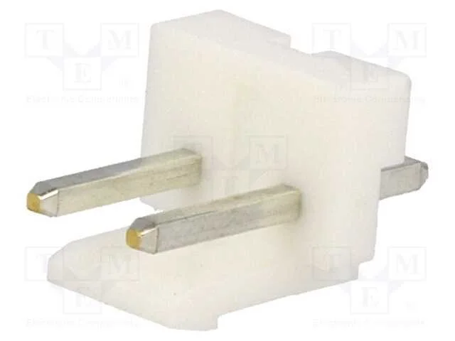Tomada, Fio-Placa, Macho, 5mm, Pin: 2, Branca