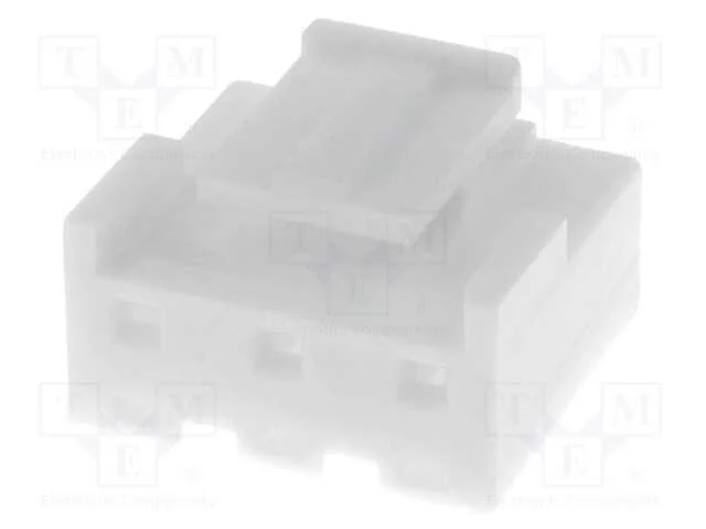 Ficha, Fio-Placa, F&ecirc;mea, 5mm, Pin: 3, Branca, Vers&atilde;o: Sem Contactos