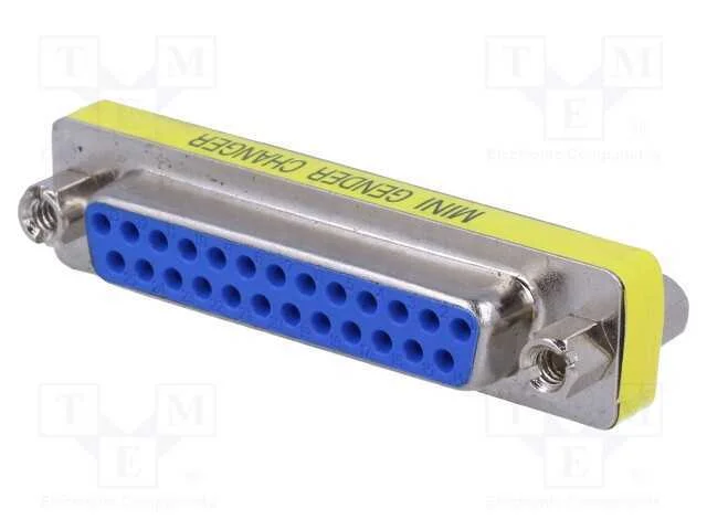 Passo: adaptador, D-Sub 25pin feminino,em ambos o.