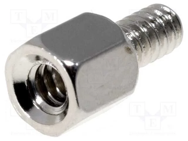 Perno com cabe&ccedil;a roscada, UNC 4-40, Chave: 4,75mm