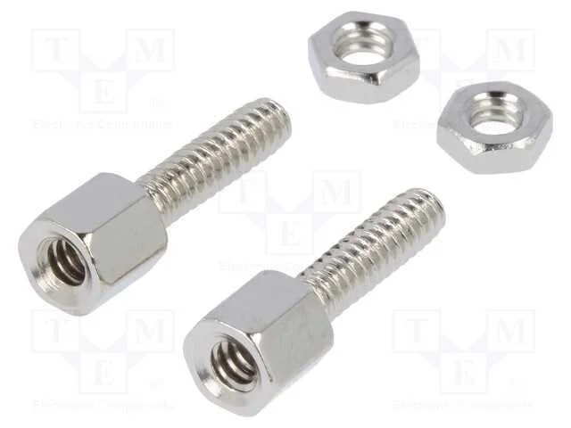 Conjunto de Pernos para D-Sub, Unc 4-40, Chave: 4,75mm