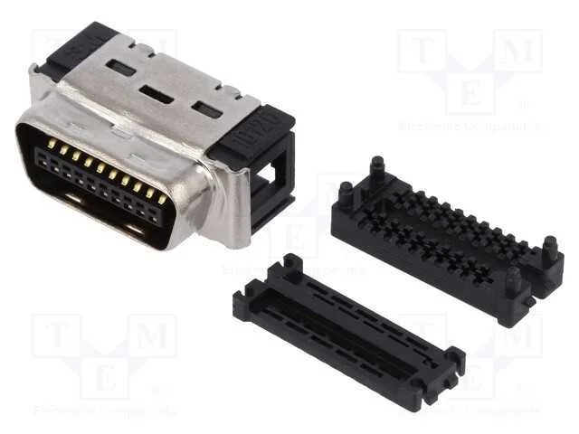 Conector: MDR, PIN: 20, blindadas, com cabo, Mat:.