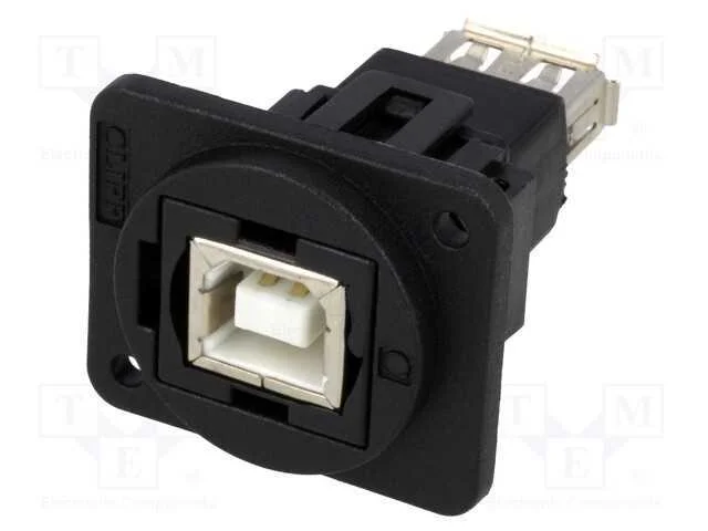 Conector, USB A tomada,USB B tomada, FT, USB 2.0,.