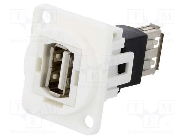 Conector, USB A tomada,em ambos os lados, FT, USB.