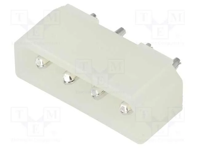 Tomada, Fio-Placa, Macho, 5,08mm, Pin: 4, Tht, para Pcb, 5a, 250vdc