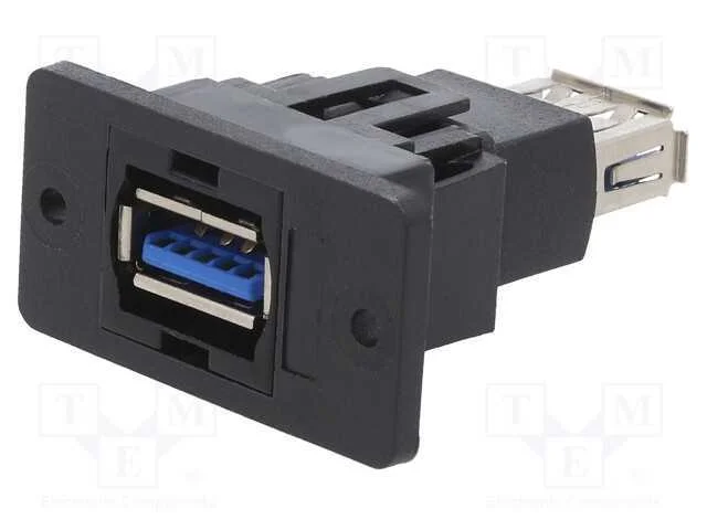Adaptador, USB A tomada,em ambos os lados, SLIM, .
