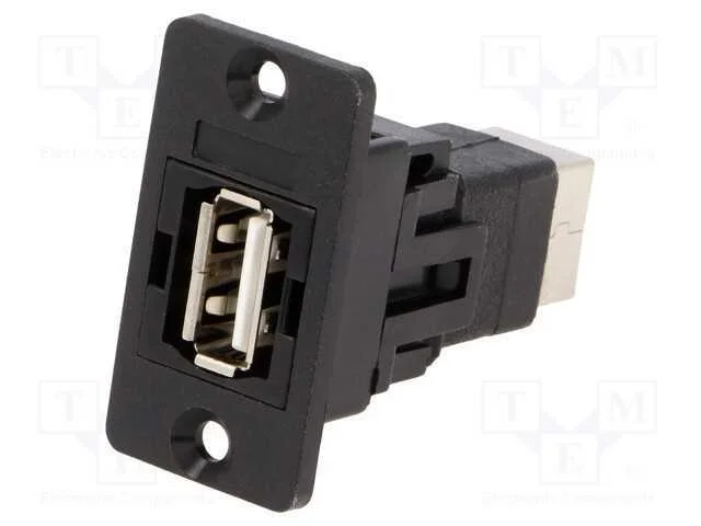 Adaptador, USB A tomada,USB B tomada, SLIM, USB 2.