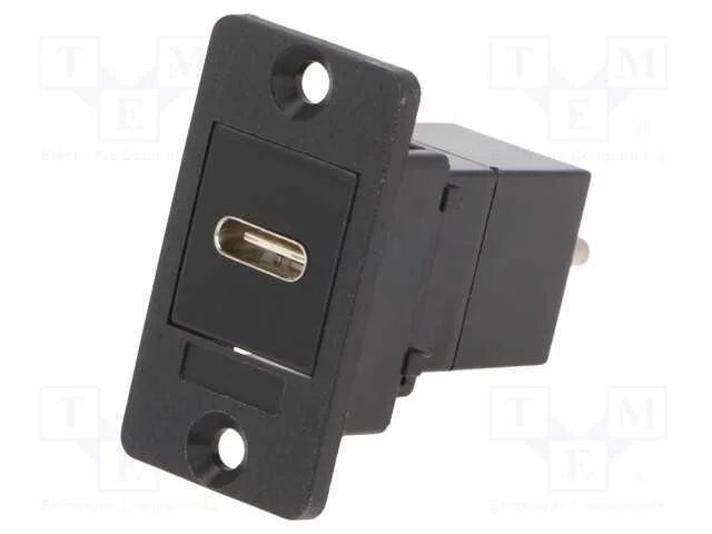 Conector, USB C tomada-frente,USB C ficha-traseir.