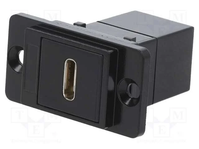 Conector, USB C tomada-frente,USB C ficha-traseir.