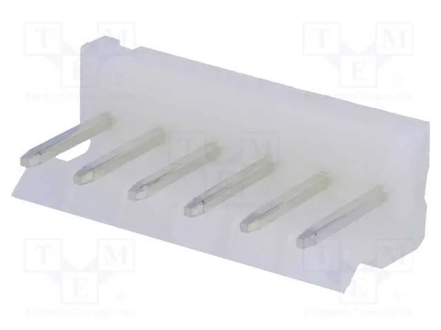Tomada, Fio-Placa, Macho, 5,08mm, Pin: 6, Tht, 250v, 7a, Estanhado