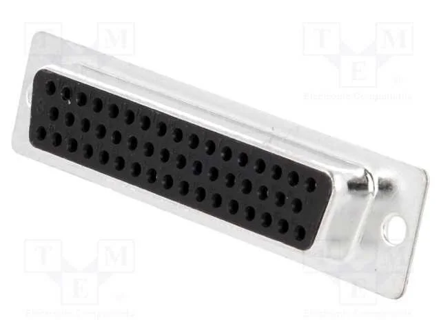 D-Sub, PIN: 50, ficha, f&ecirc;mea, com cabo, solda, Co.