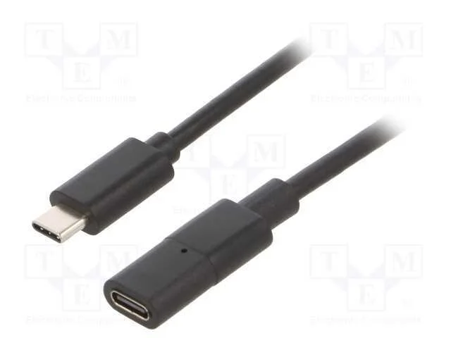 USB-USB, USB C tomada,USB C ficha, 0,75m