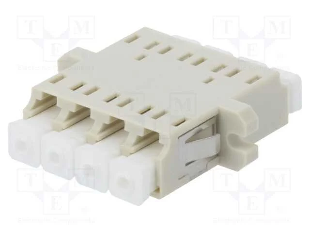 Conector: fibra &oacute;tica, tomada,conector, quad,de p.