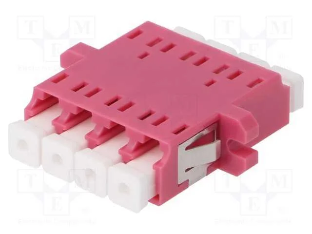 Conector: fibra &oacute;tica, tomada,conector, quad,de p.