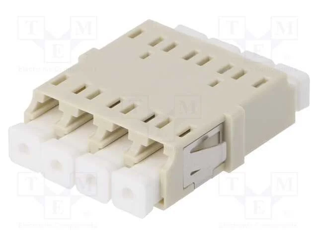 Conector: fibra &oacute;tica, tomada,conector, quad,de p.