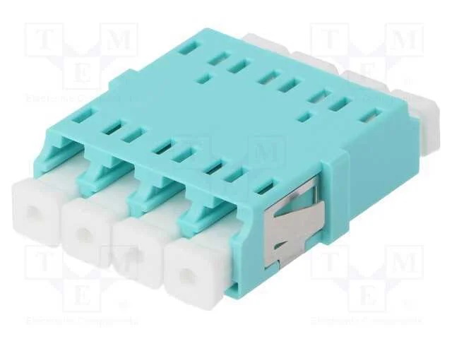 Conector: fibra &oacute;tica, tomada,conector, quad,de p.