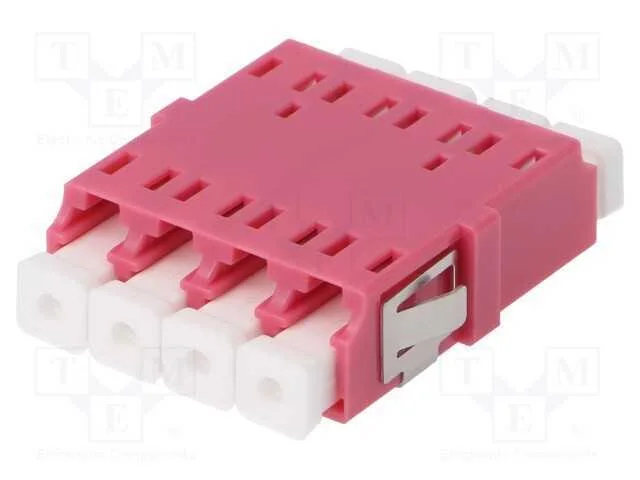 Conector: fibra &oacute;tica, tomada,conector, quad,de p.