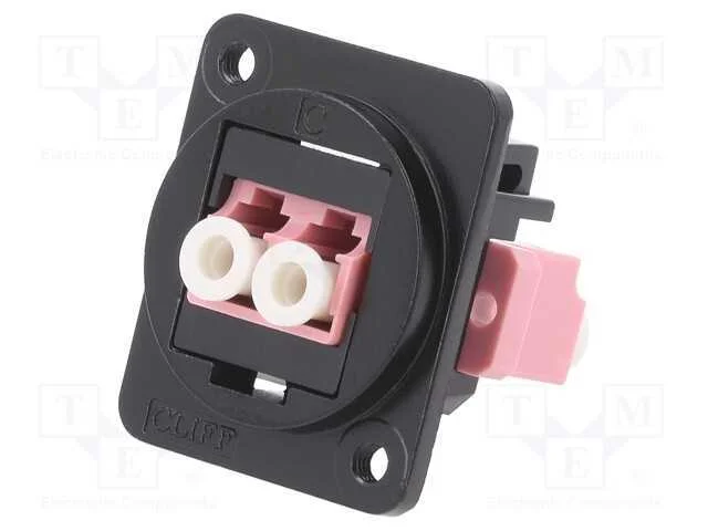 Conector: fibra &oacute;tica, conector, duplex de passo .