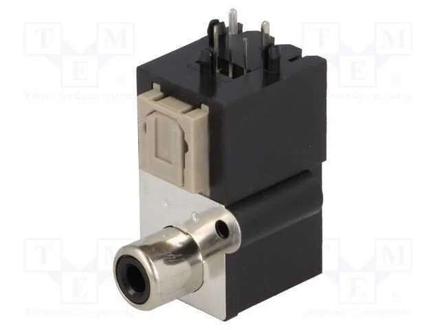 Conector: &Oacute;ticos (Toslink) + Rca, Tomada,Emissor Fibra-&Oacute;ptico