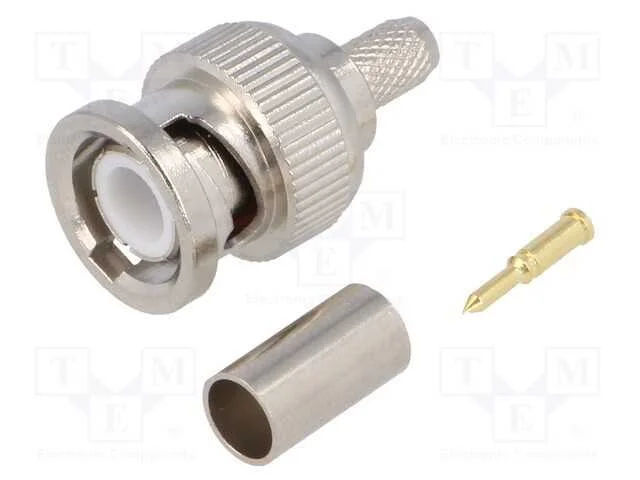 Ficha, Bnc, Macho, Simples, 50o, B9907,Rg141,Rg58,Urm43,Urm76