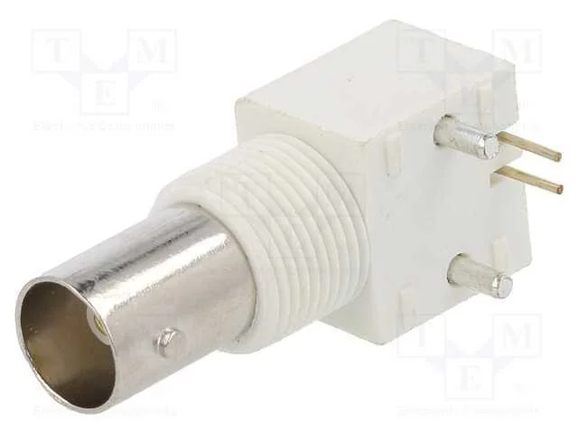 Tomada, BNC, f&ecirc;mea, angulares, 75O, THT, para pai.
