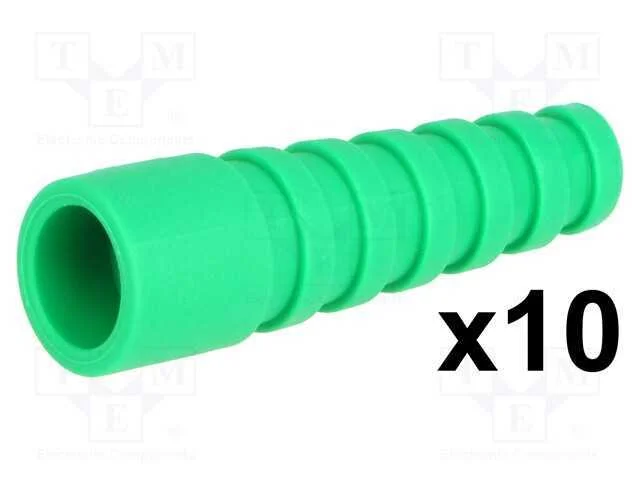 Anel Protetor, Rg58, Verde, Aplica&ccedil;&atilde;o: Pinos Bnc, 10unid.
