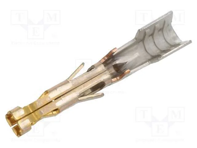 Contacto, F&ecirc;mea, Dourado, 16awg&divide;14awg, Mega-Fit, Cortados de Rolo