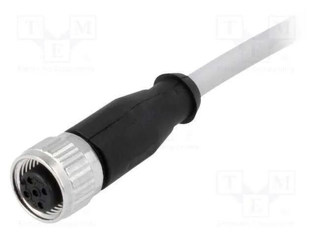 Ficha, M12, Pin: 5, F&ecirc;mea, C&oacute;digo A-Devicenet / Canopen, 1m, Fios